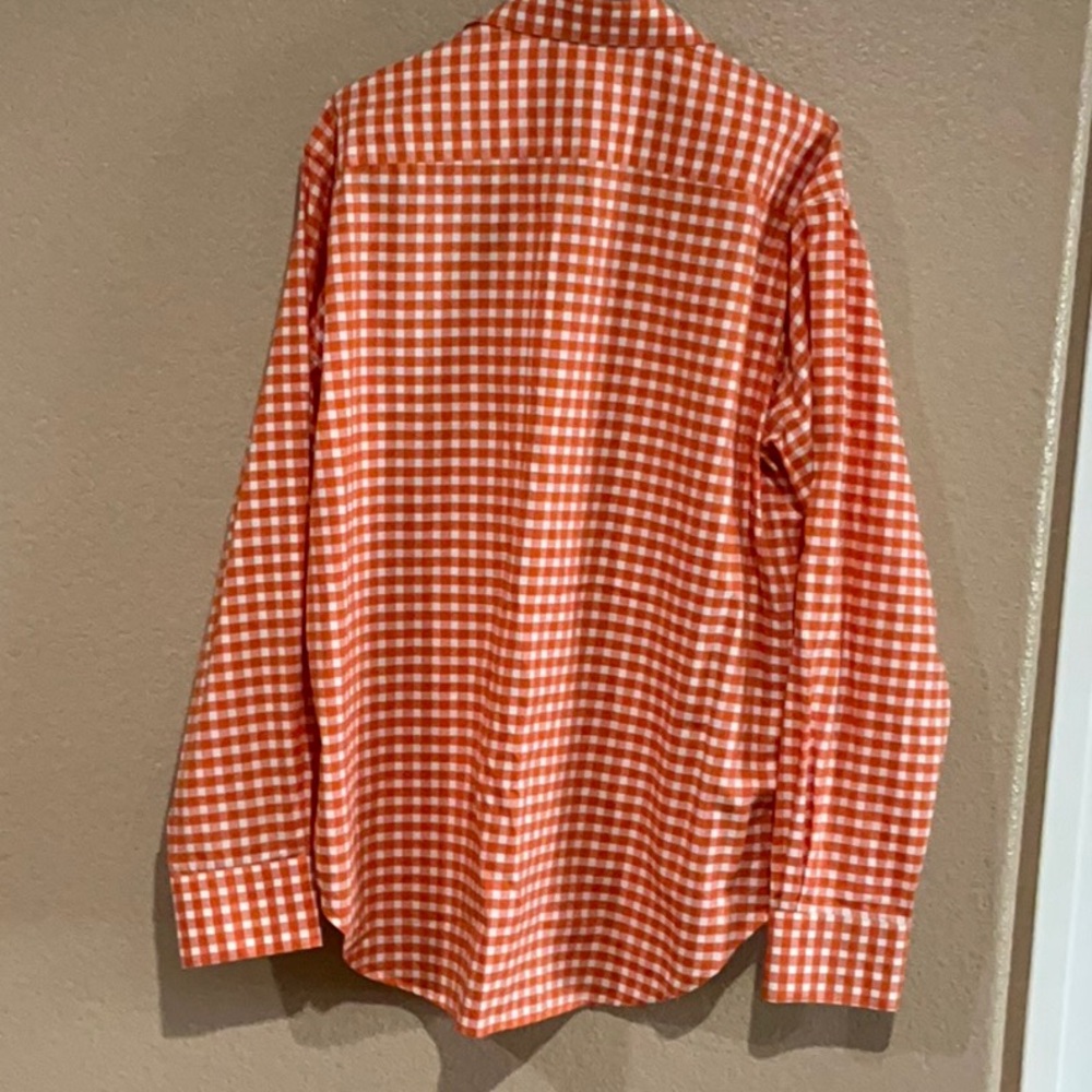 Robert Graham Orange Checkered Men's Shirt - Picture 3 of 3